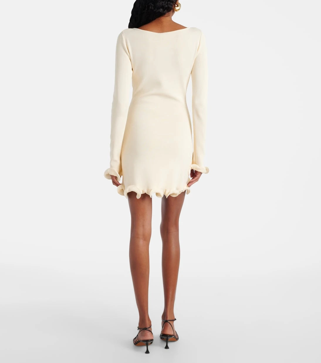 Same - Ruffled knitted minidress