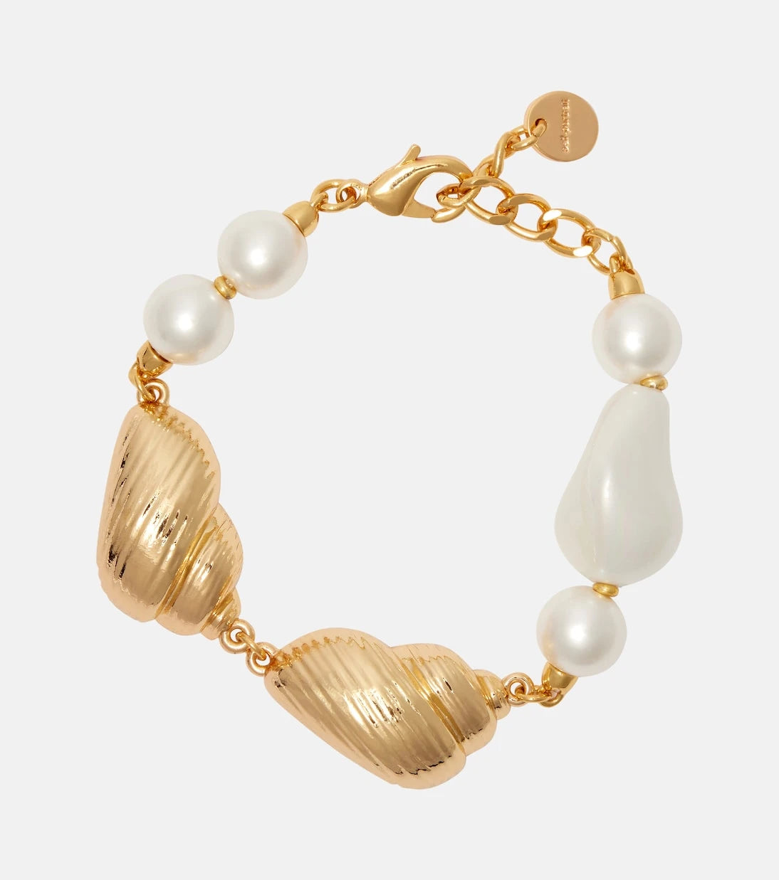 Self-Portrait - Faux pearl-embellished bracelet