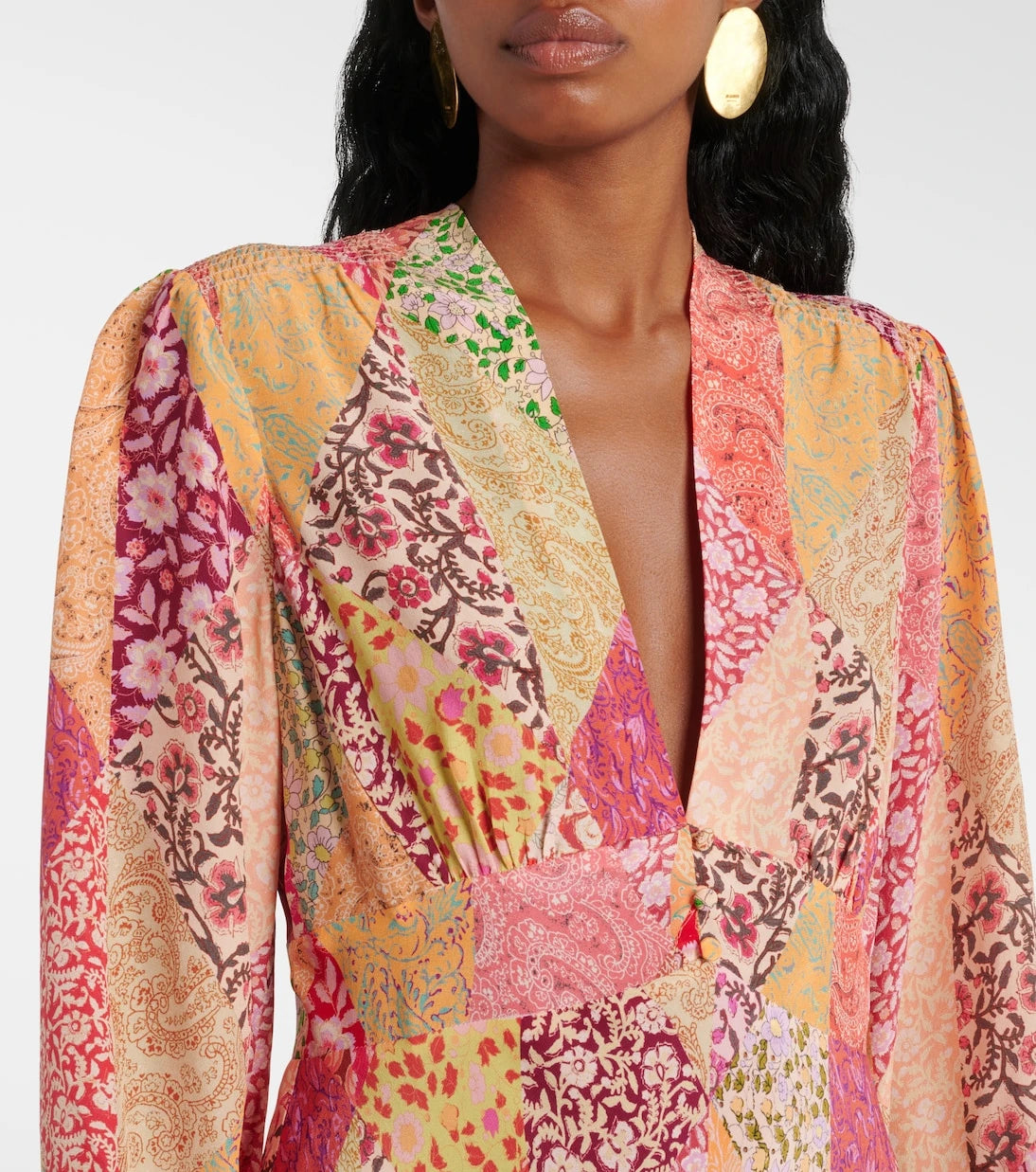 Rixo - Hebe printed silk minidress