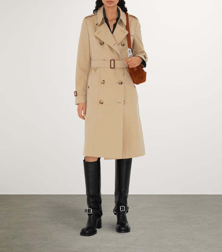 Gabardine Chelsea Long Trench Coat