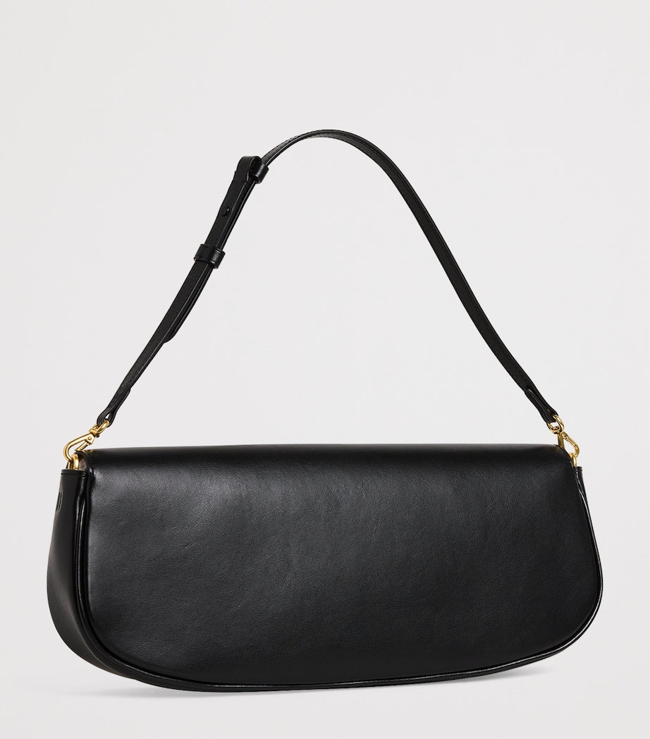 Polo Ralph Lauren Black Leather Bellport Clutch Bag