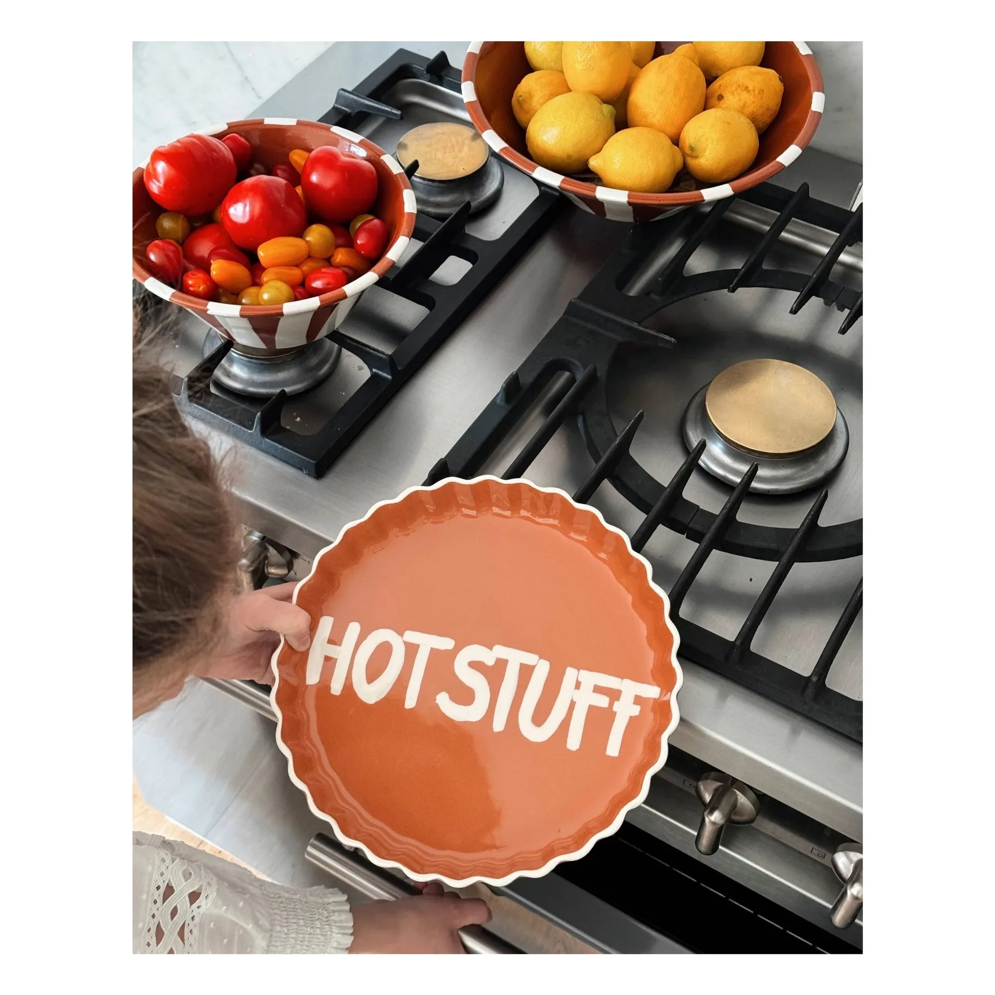 Denise - Ellis pie dish  | Terracotta