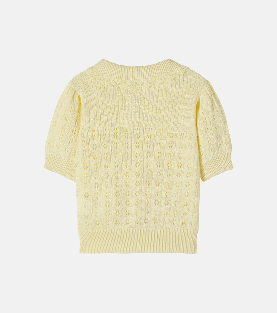 Bebe Organic - Summer pointelle cotton sweater