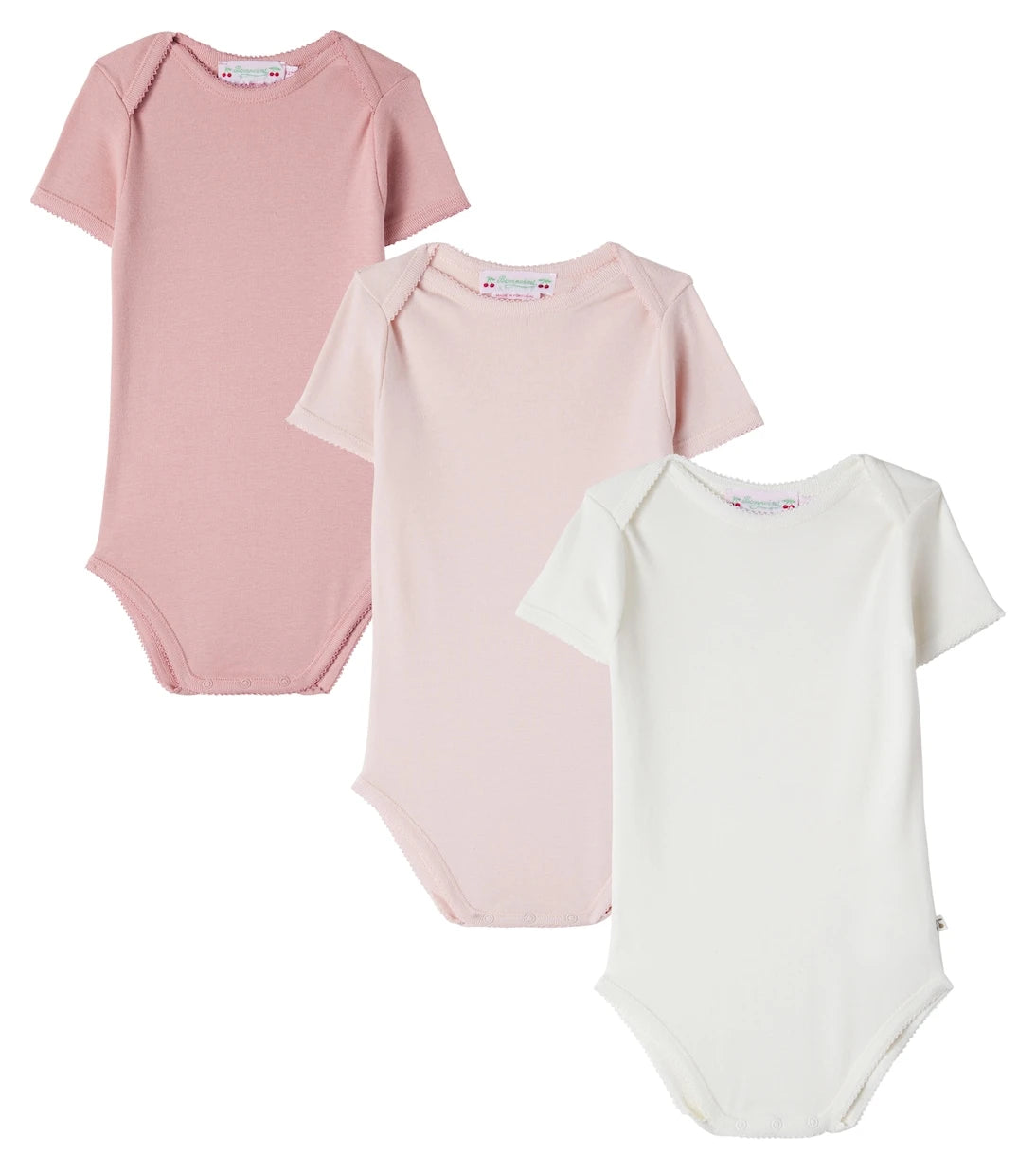 Bonpoint - Baby set of 3 cotton bodysuits