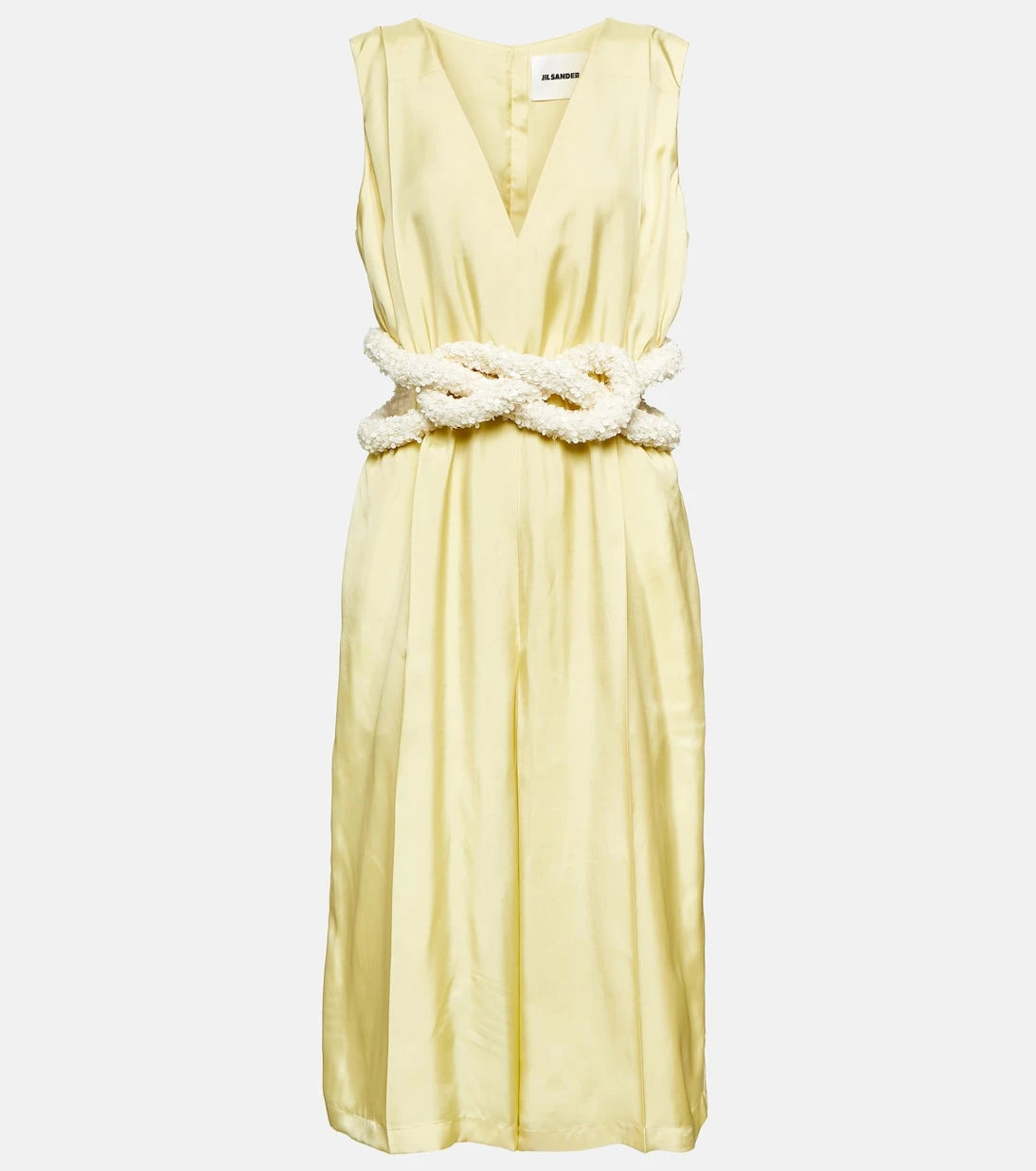 Jil Sander - Embellished satin jumpsuit