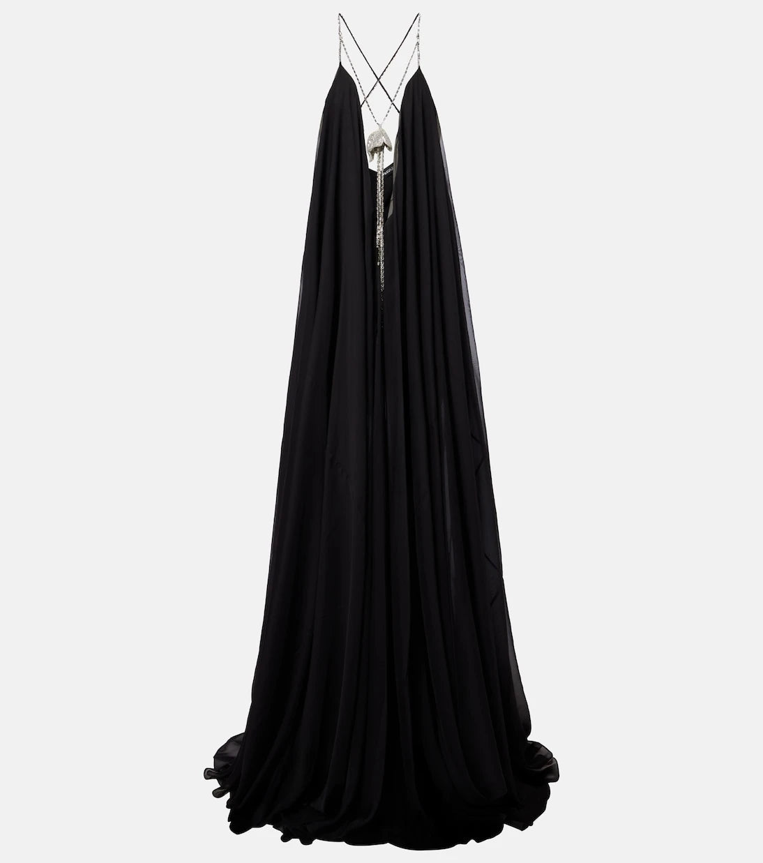 David Koma - Embellished chiffon gown