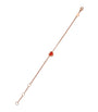 Rose Gold and Carnelian My Happy Hearts Bracelet