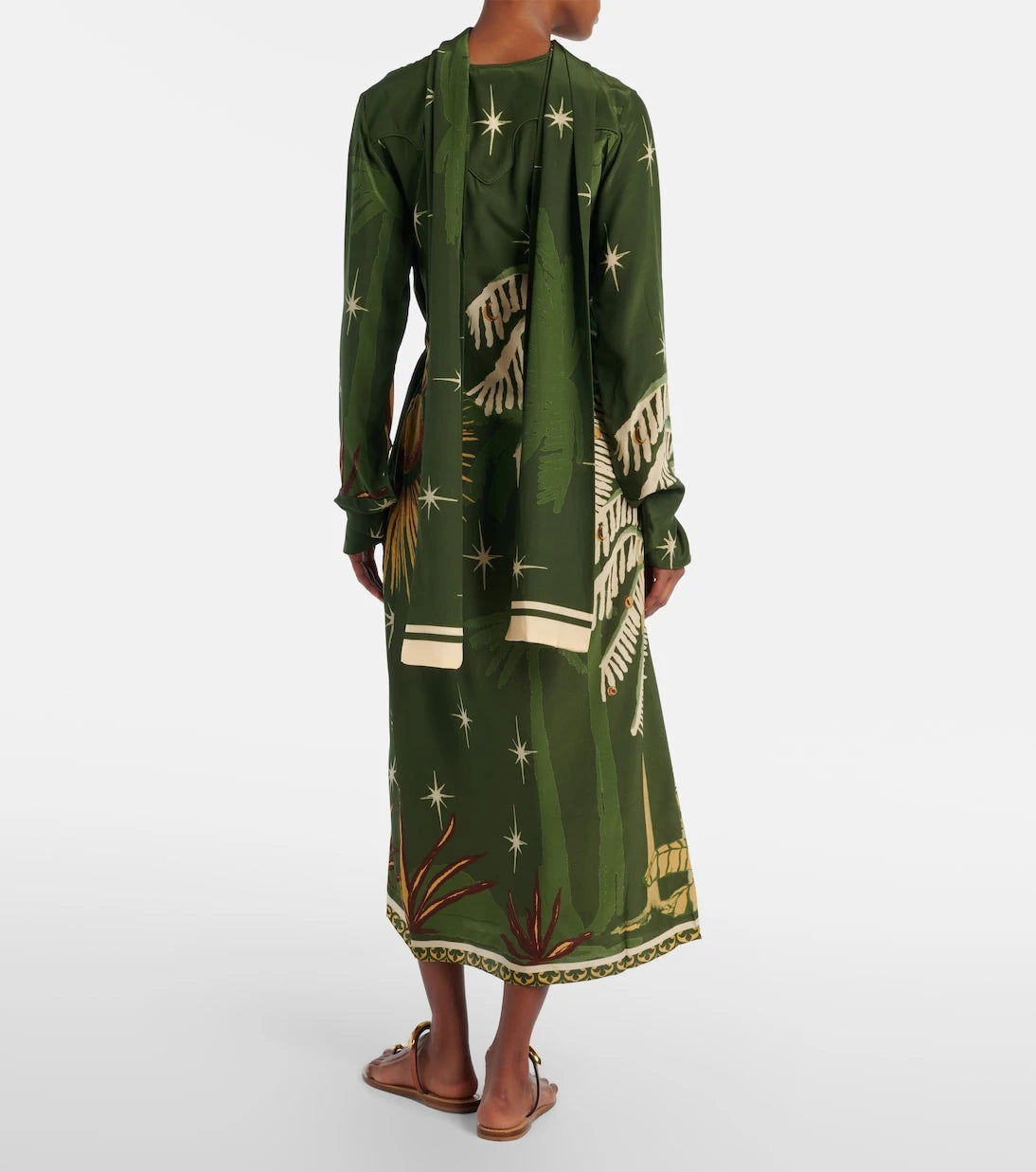 Johanna Ortiz - Printed silk midi dress