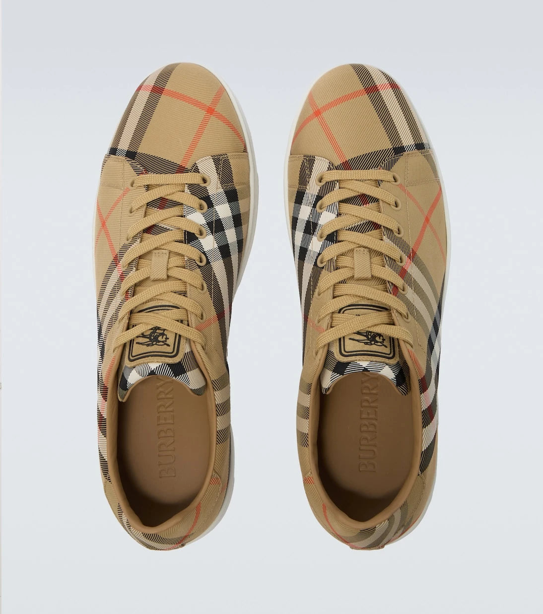 Burberry - Set Burberry Check sneakers