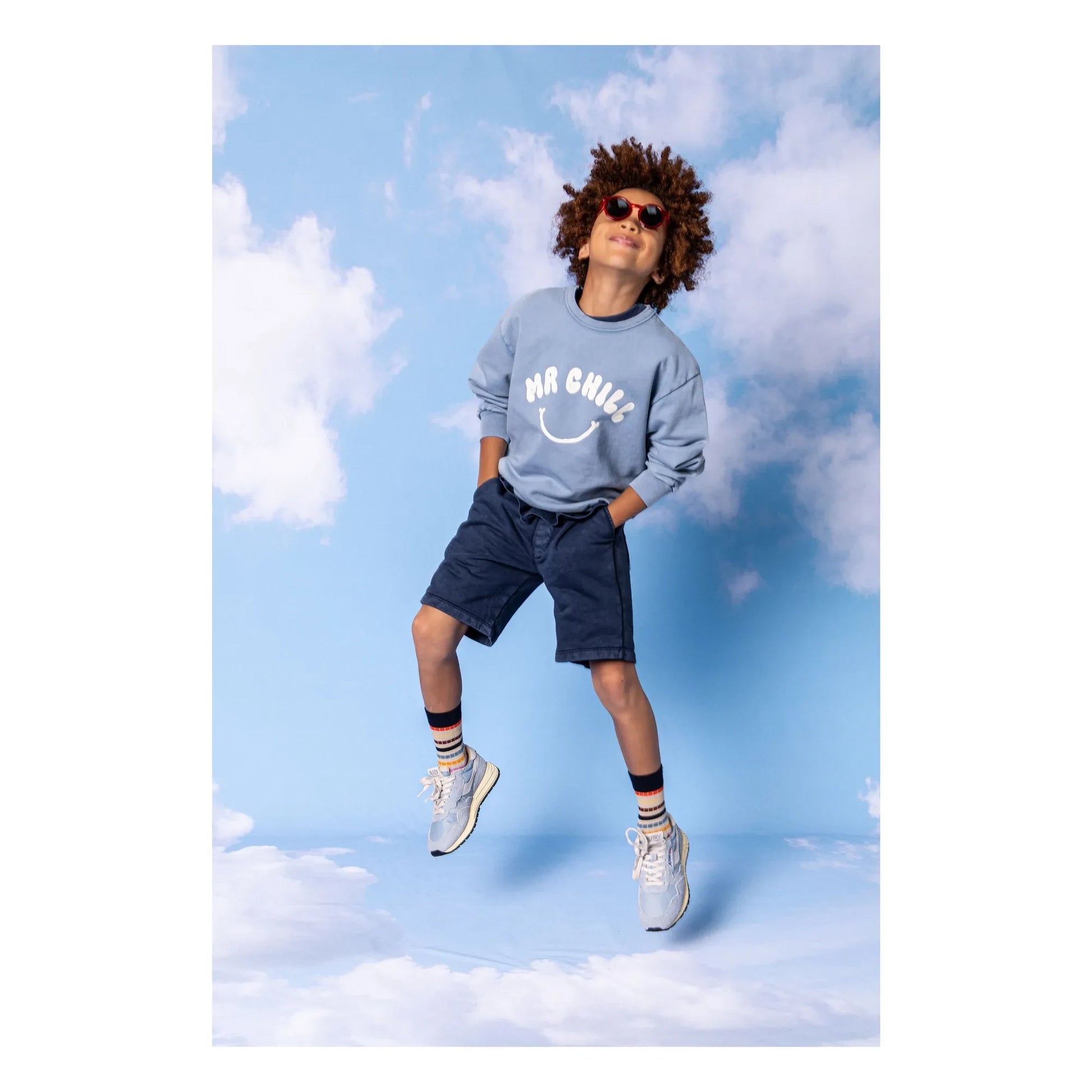 Hundred Pieces - Ryde organic cotton sweatshirt | Grey blue