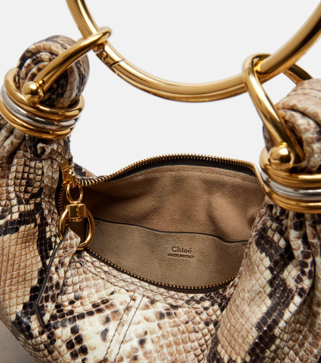 Chloé - Bracelet Small leather top-handle bag