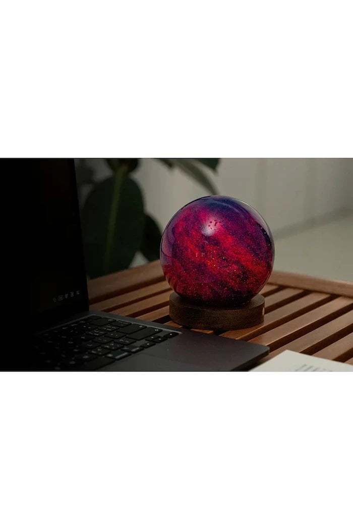 Led Dekoratif Lamba Gingko Design AstraGlass Light L/12 x 12 x 13 cm