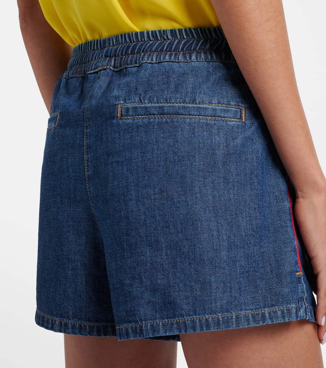 Valentino - VGold denim shorts