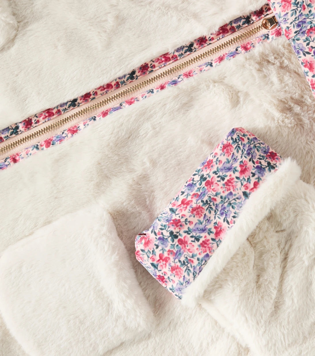 Louise Misha - Felvet reversible floral raincoat