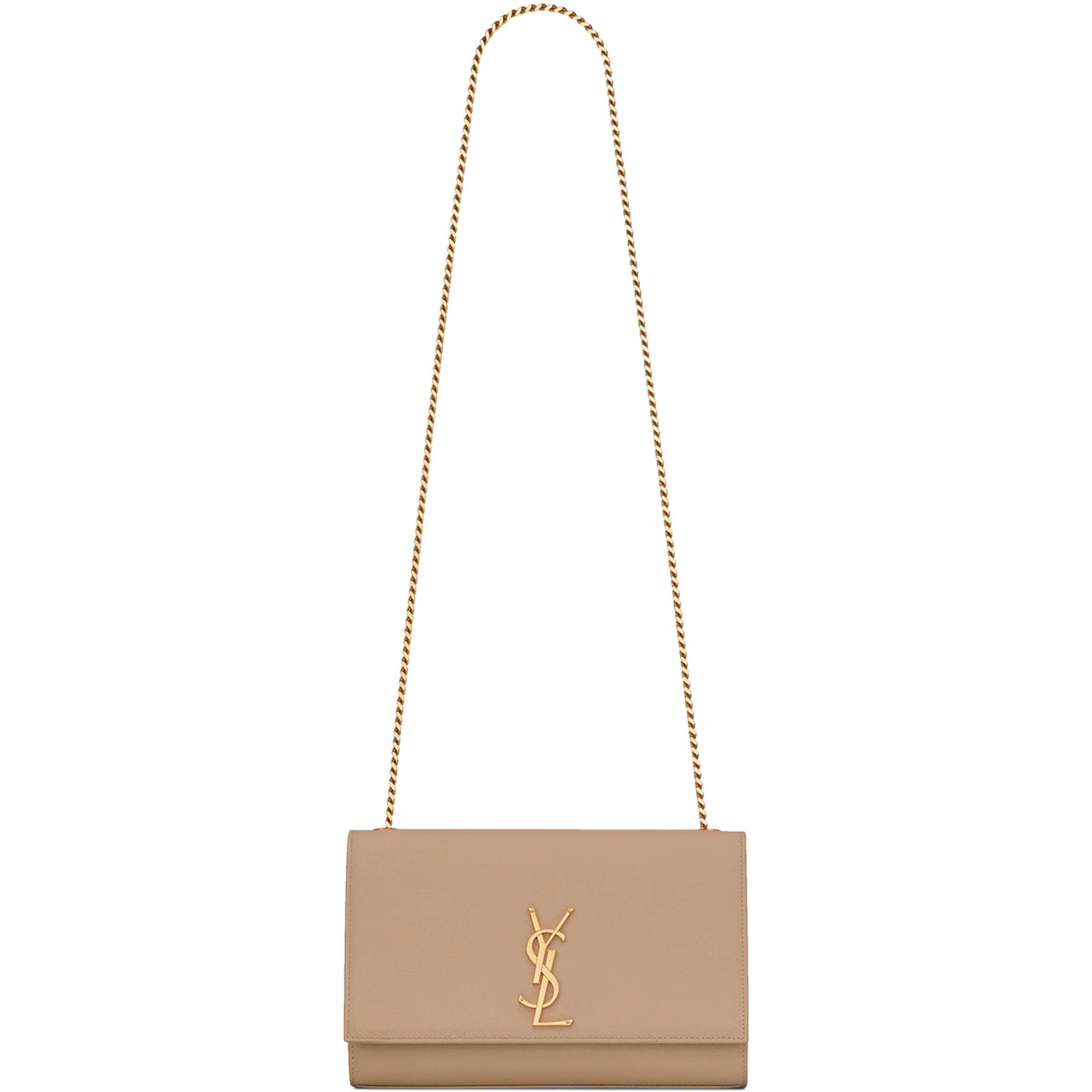 Saint Laurent Beige Medium Kate Cross-Body Bag