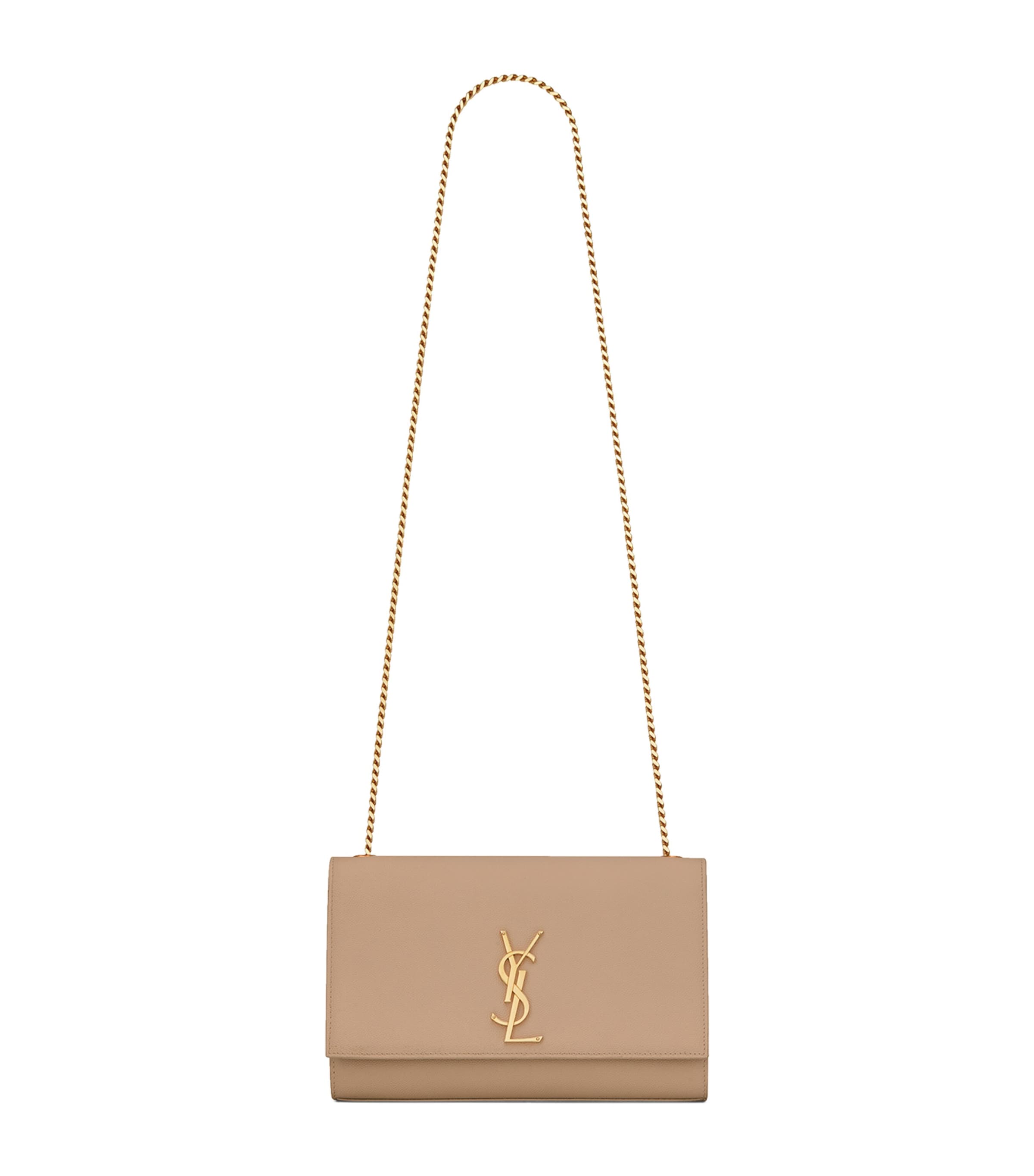 Saint Laurent Beige Medium Kate Cross-Body Bag
