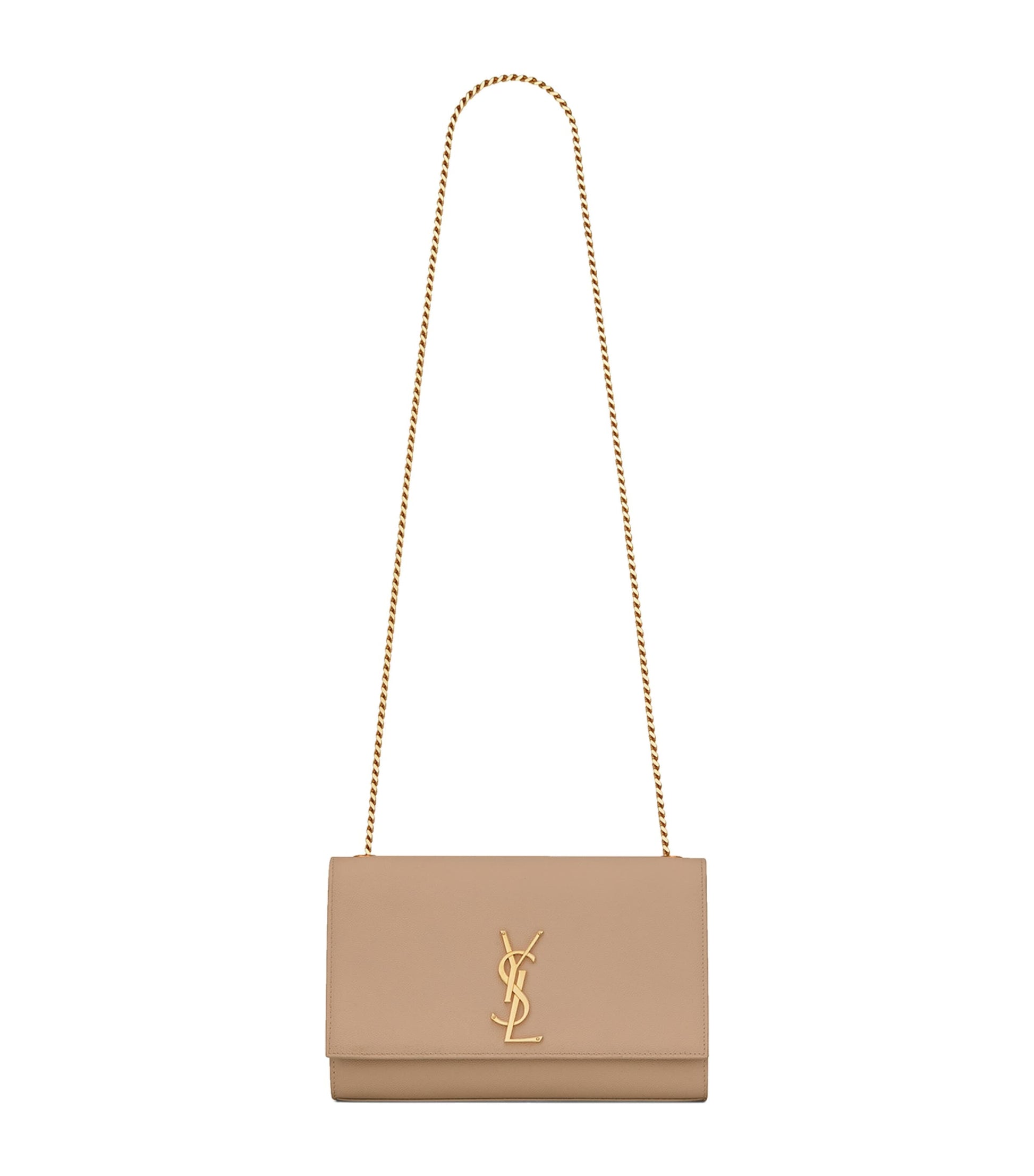 Saint Laurent Beige Medium Kate Cross-Body Bag