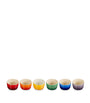 Mini Stoneware Rainbow Ramekins (Set of 6)