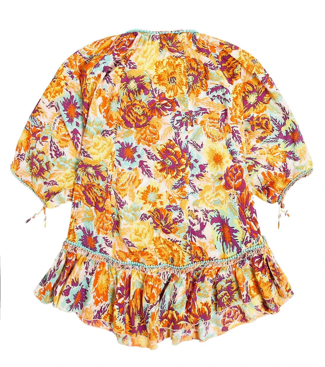 Poupette St Barth Kids - Bobo floral poncho
