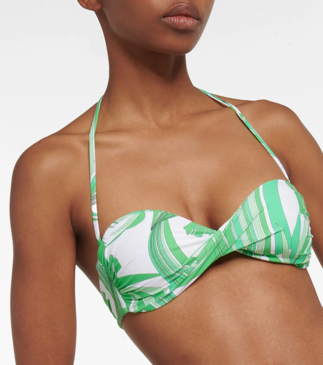 Melissa Odabash - Martinique printed bandeau bikini top