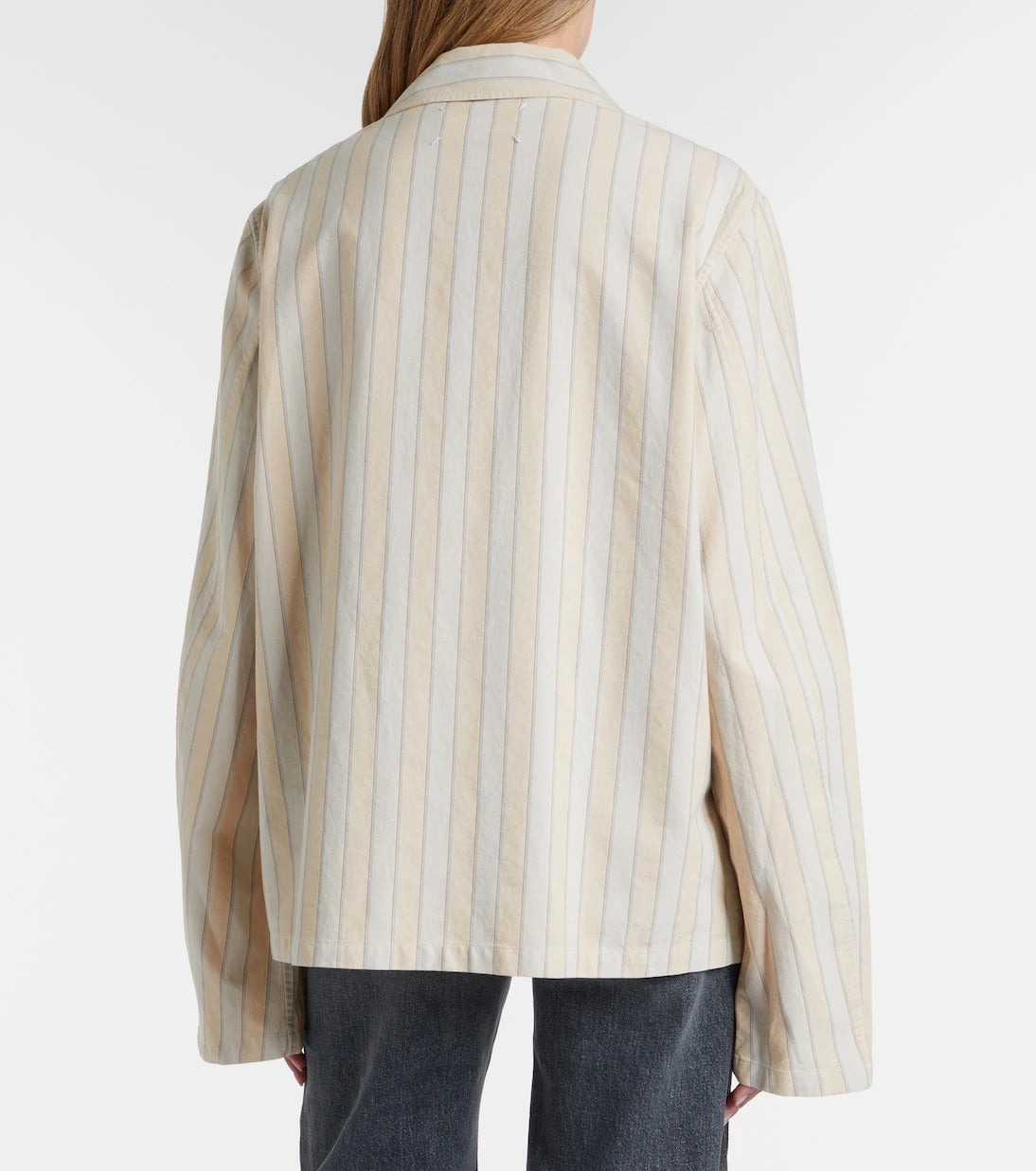 Maison Margiela - قميص قطني مخطط