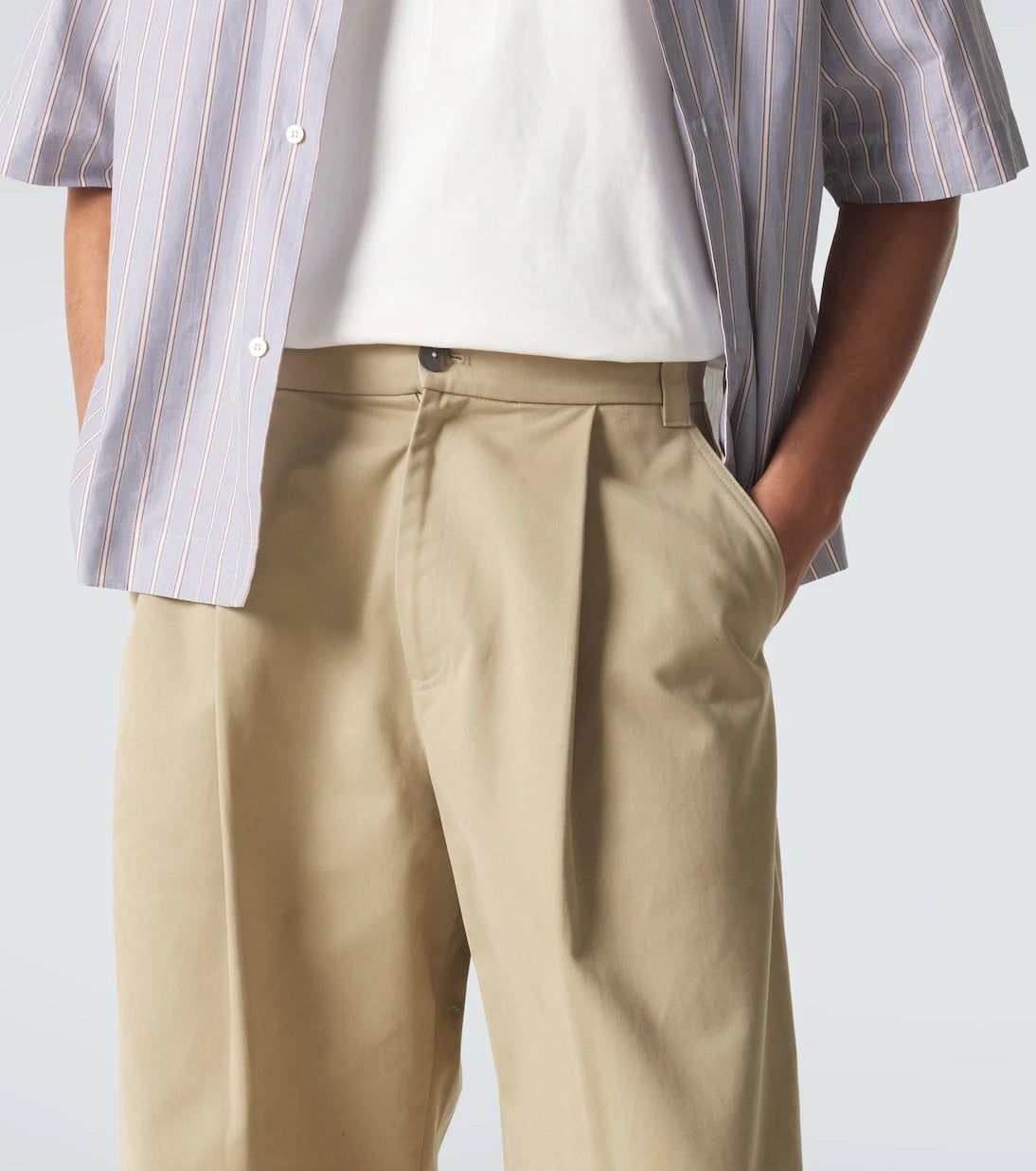 Studio Nicholson - Sorte cotton wide-leg pants