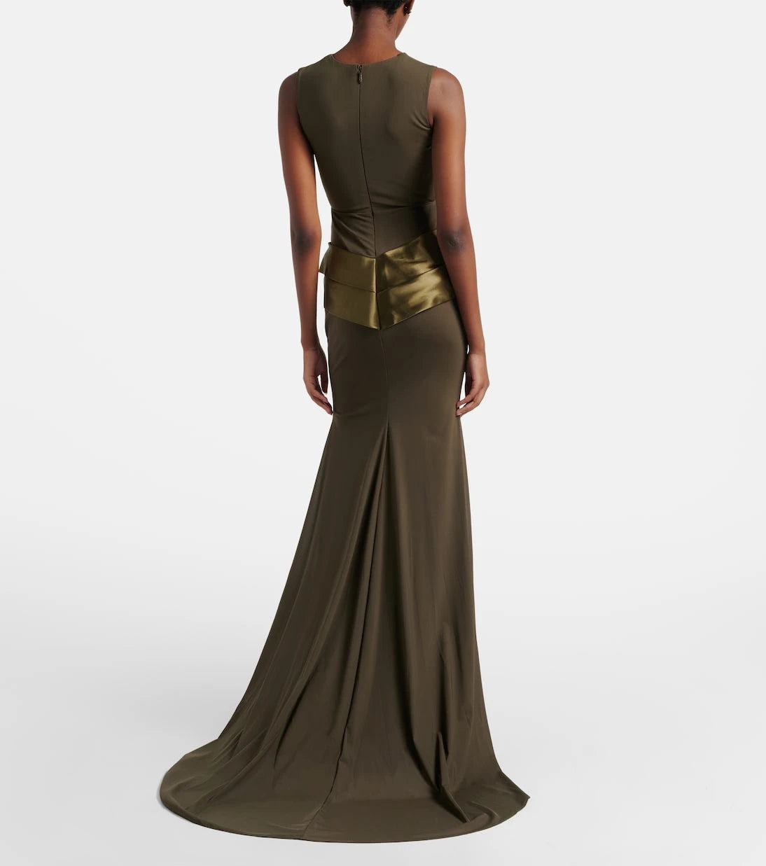 Alex Perry - Satin-trimmed gown