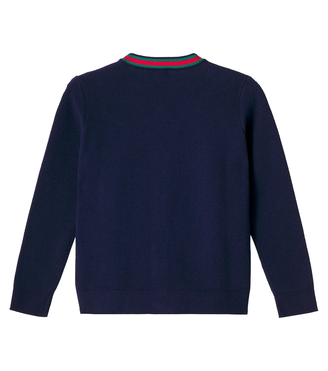 Gucci Kids - Web Stripe cotton-blend cardigan