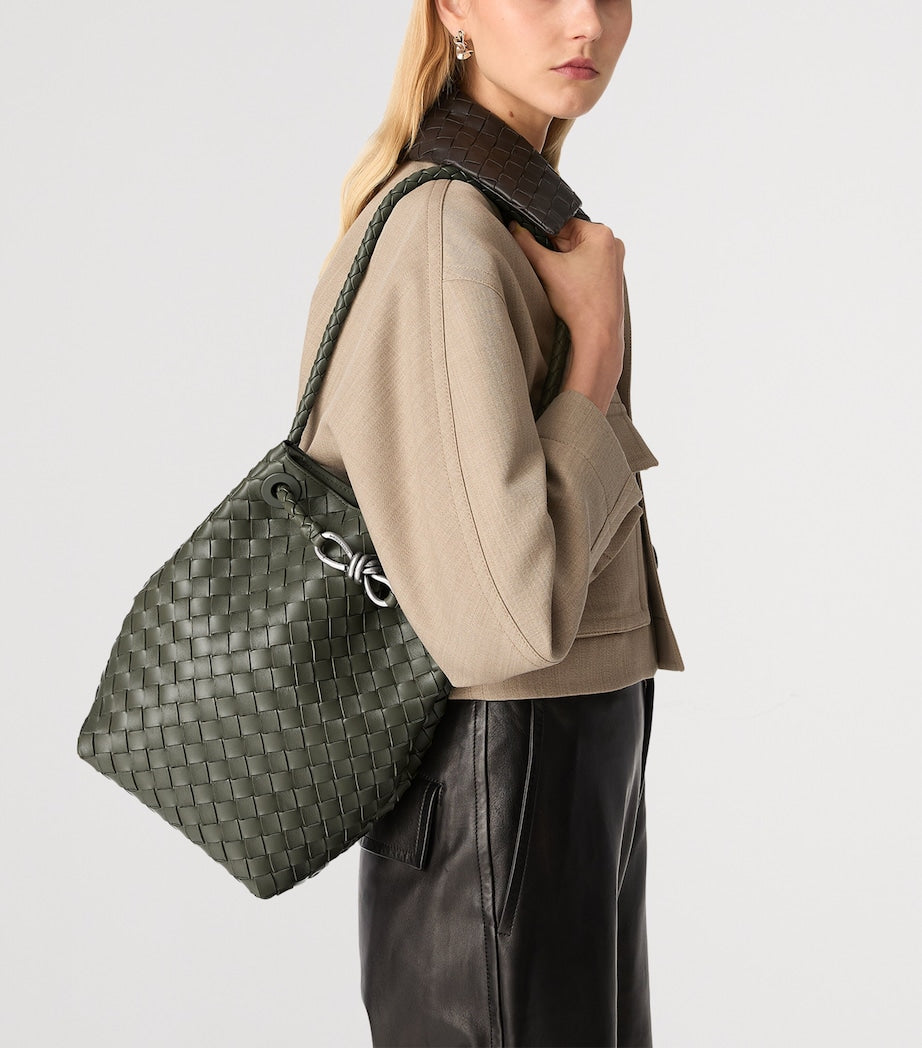 Small Leather Andiamo Bucket Bag