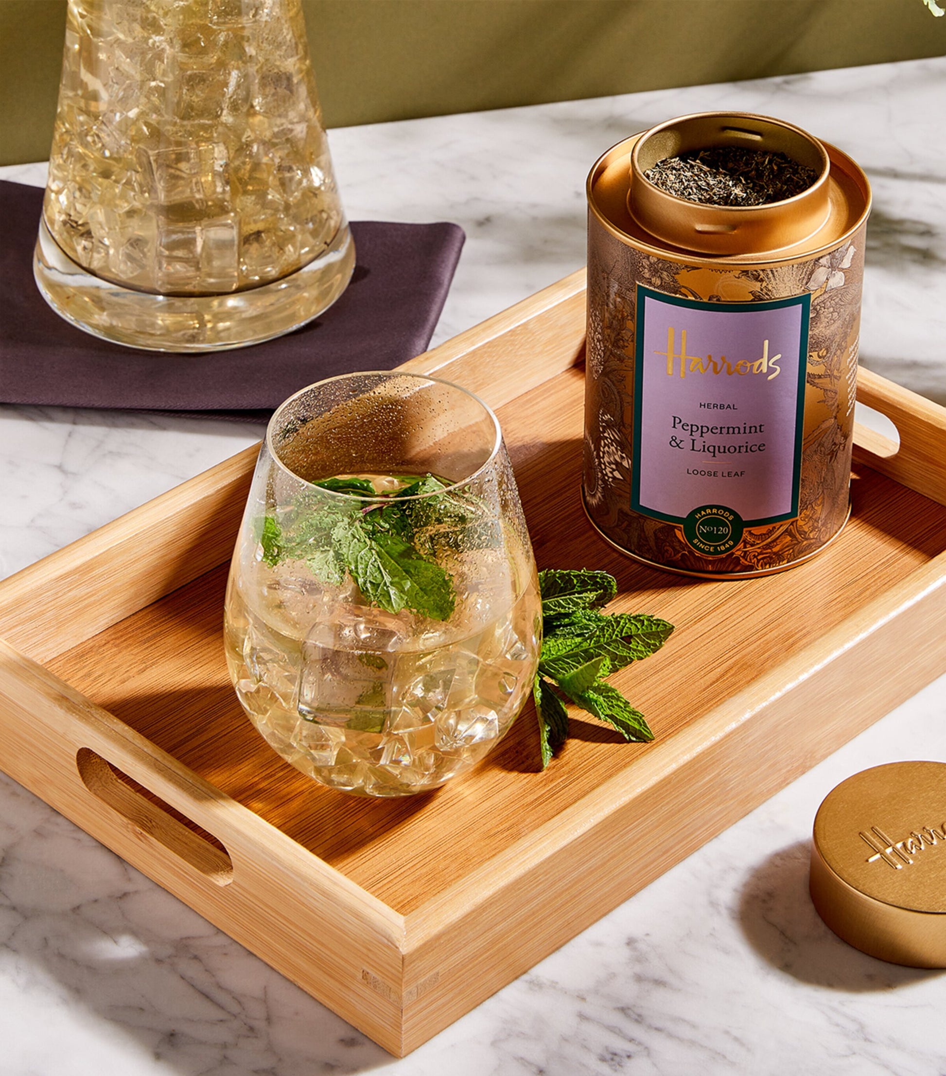 Harrods No. 121 Peppermint & Liquorice Loose Leaf Tea (100g)