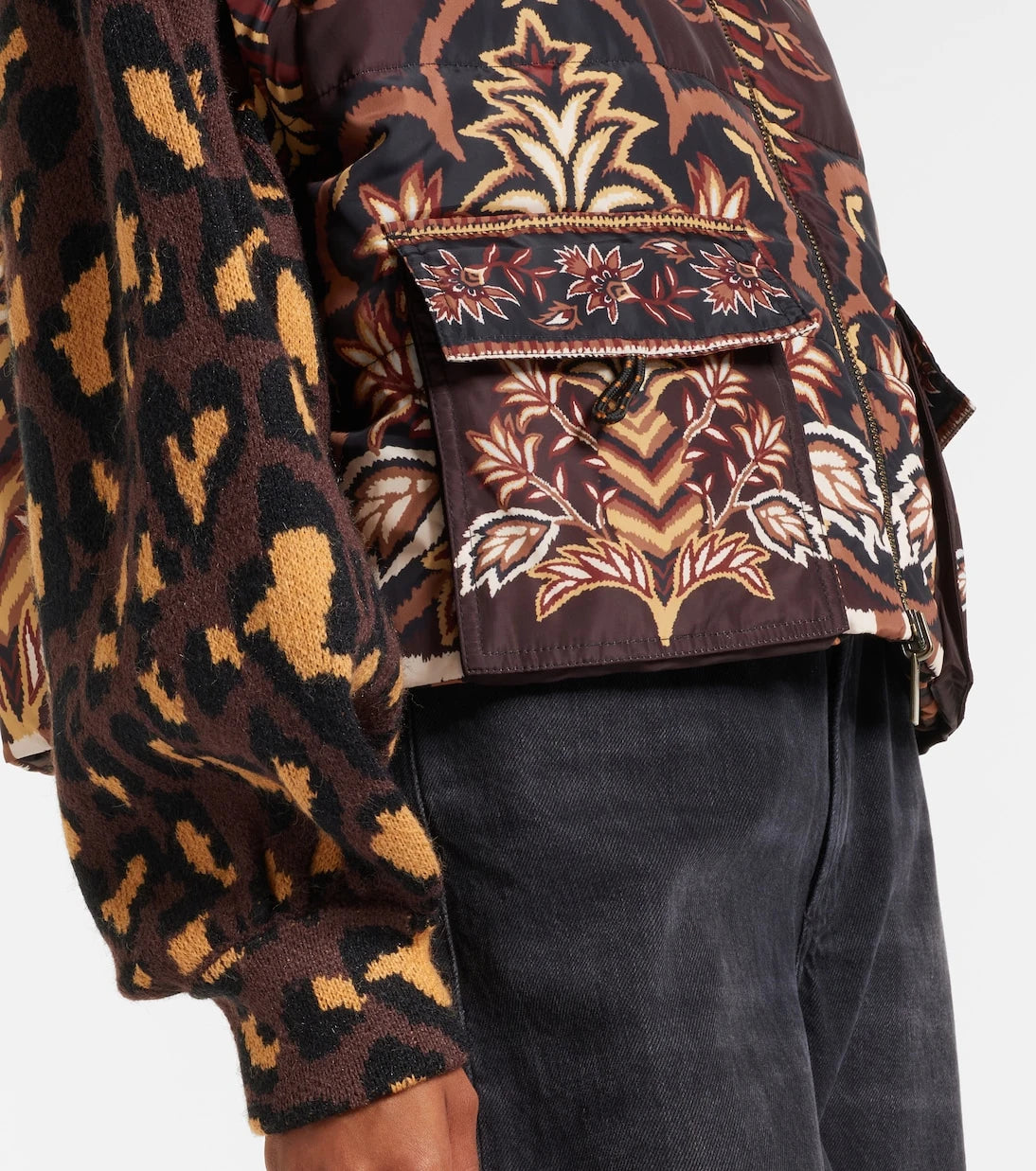 Farm Rio - Winter Ainika paneled jacket