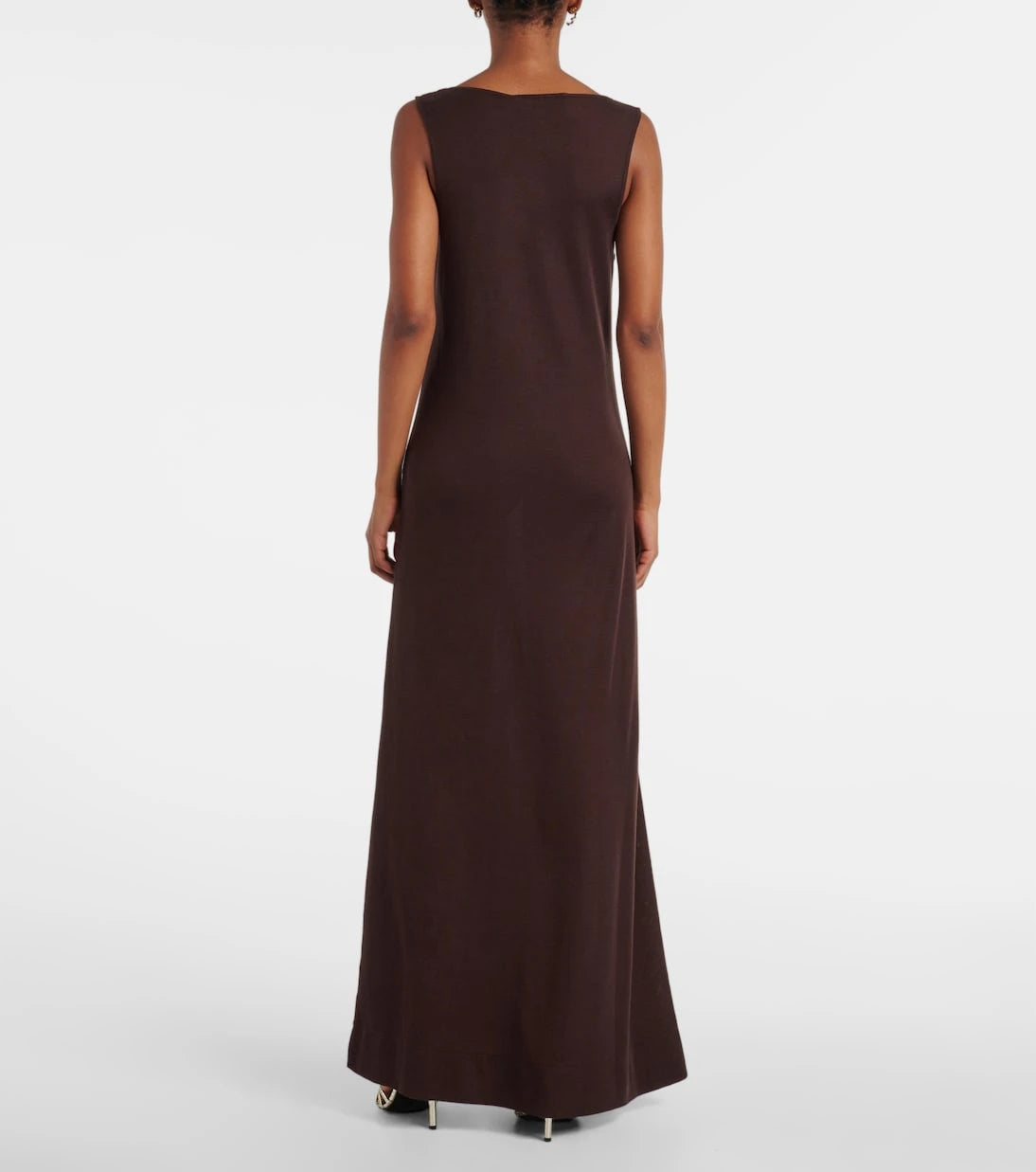 Xu Zhi - Embellished wool-blend maxi dress