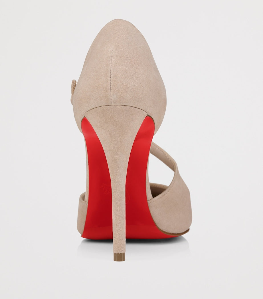 Christian Louboutin Red Miss Ziggyta Pumps 100