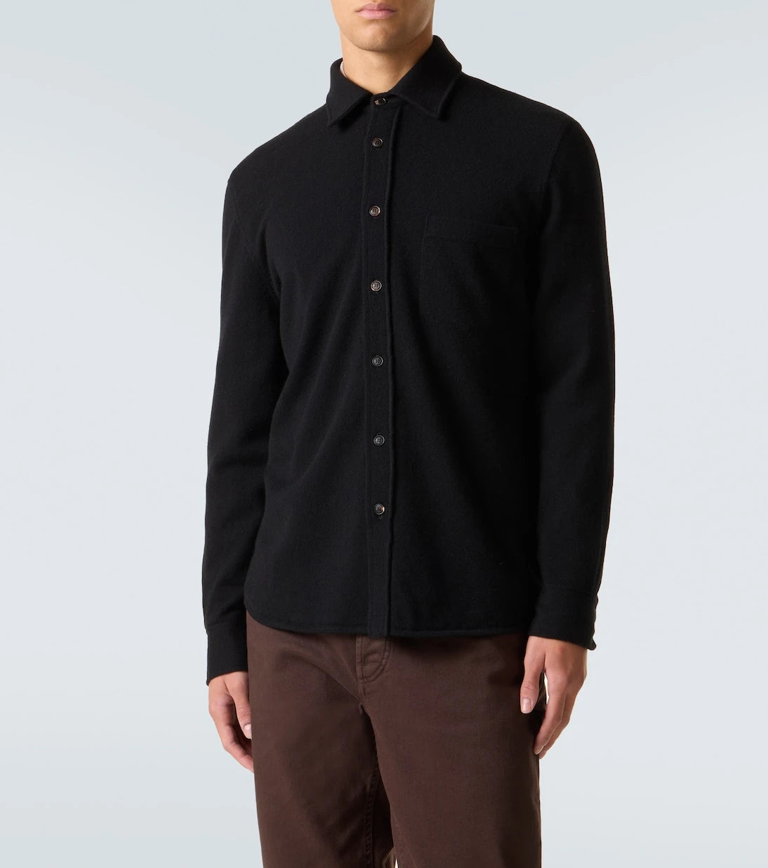 Brunello Cucinelli - Wool, cashmere, and silk polo sweater