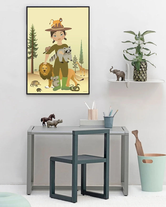 Vissevasse Постер The Zookeeper 30x40 cm