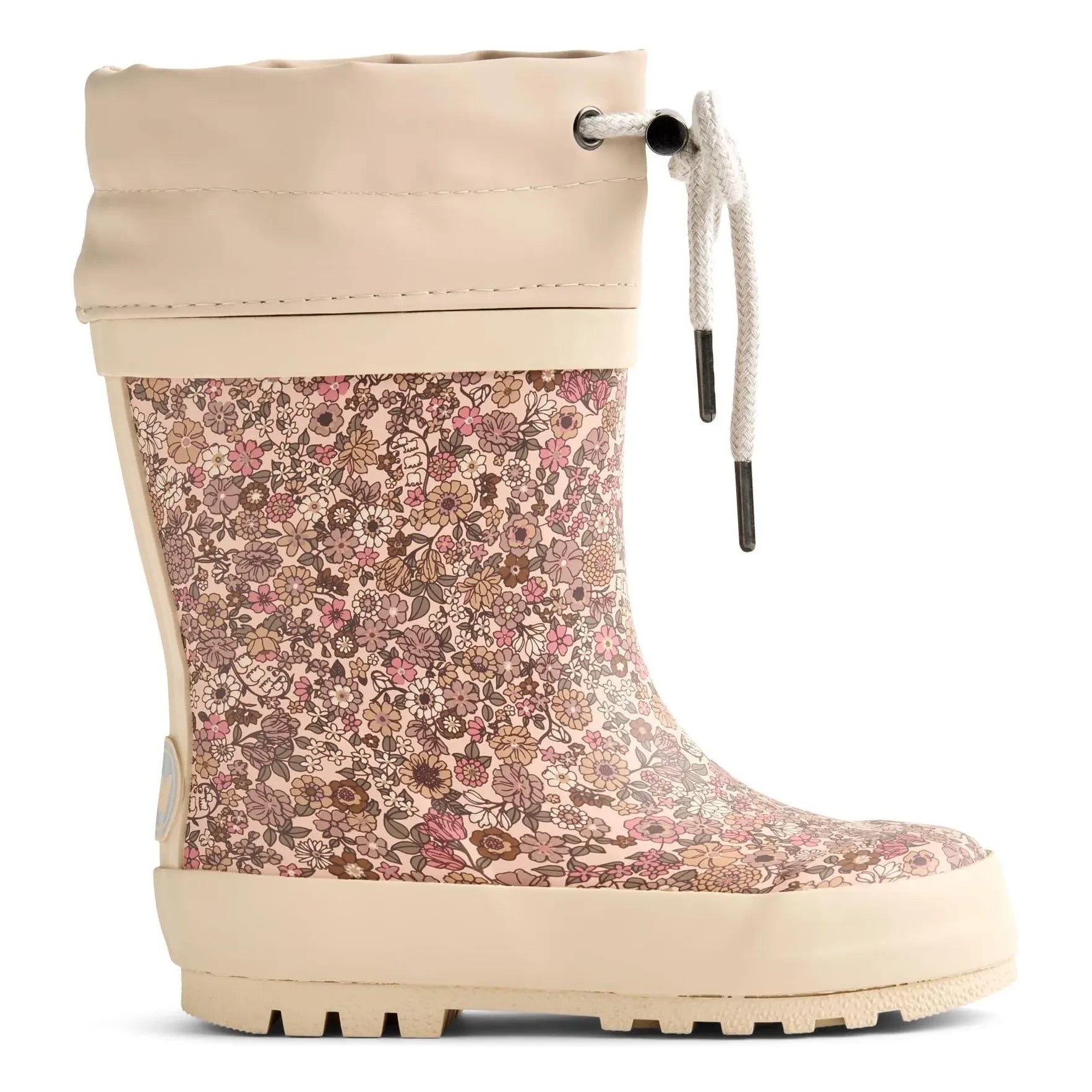 Wheat - Thermo Print Flowered Rain Boots | Pink