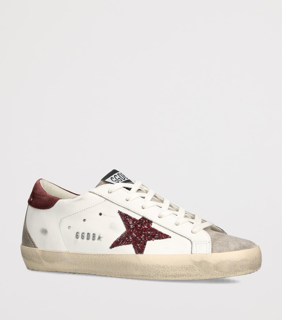 White Leather Super-Star Sneakers