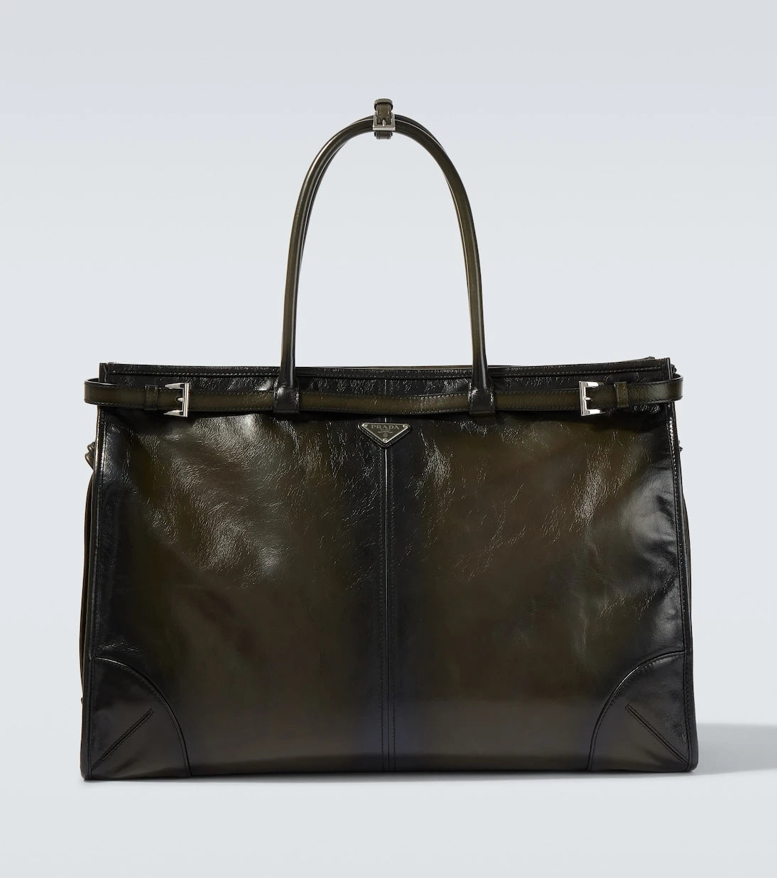 Prada - حقيبة يد برادا بوني الجلدية