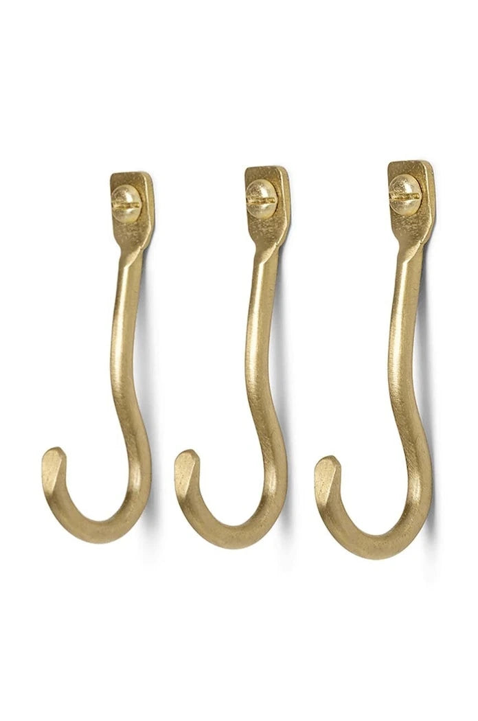 ferm LIVING Curvature Duvar Askılığı (3 Adet)