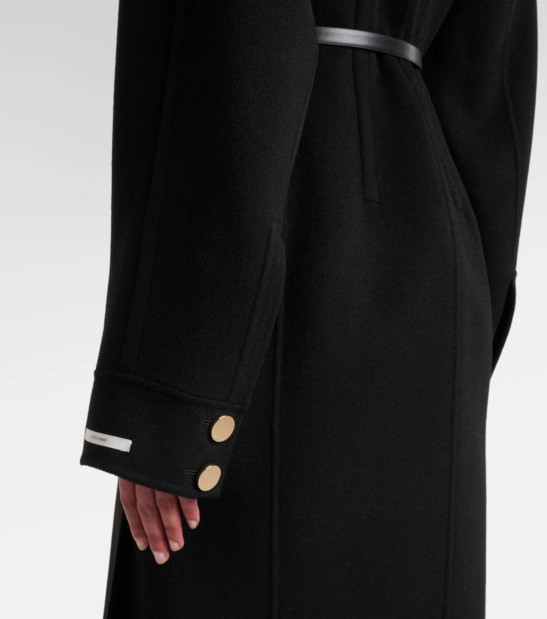 Sportmax - Olio virgin wool coat