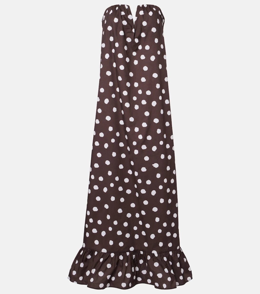 Adriana Degreas - Polka-dot cotton-blend maxi dress