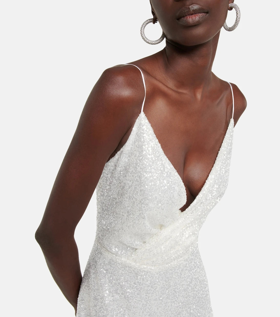 Costarellos - Kristina sequined tulle gown