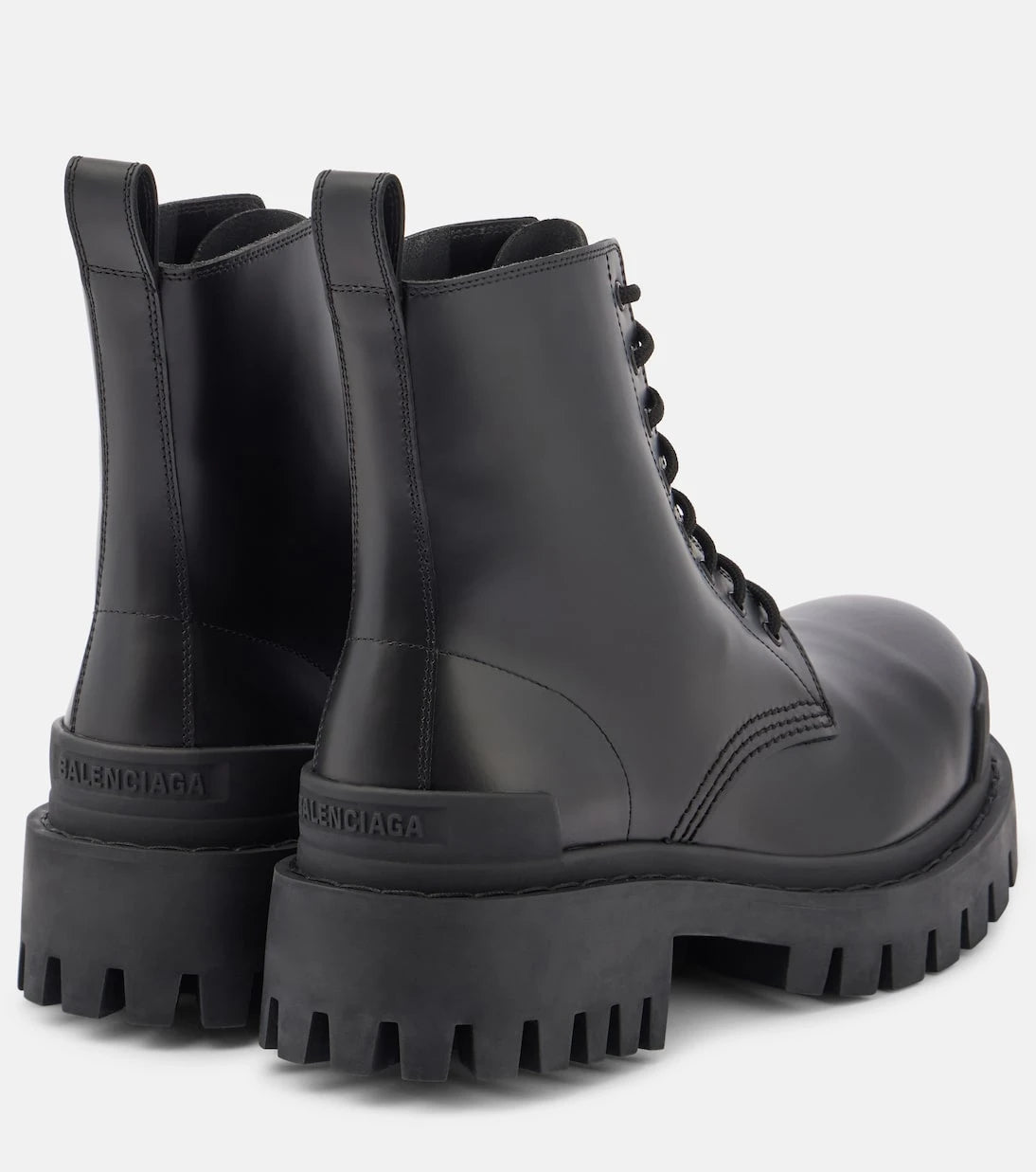 Balenciaga - Strike leather ankle boots