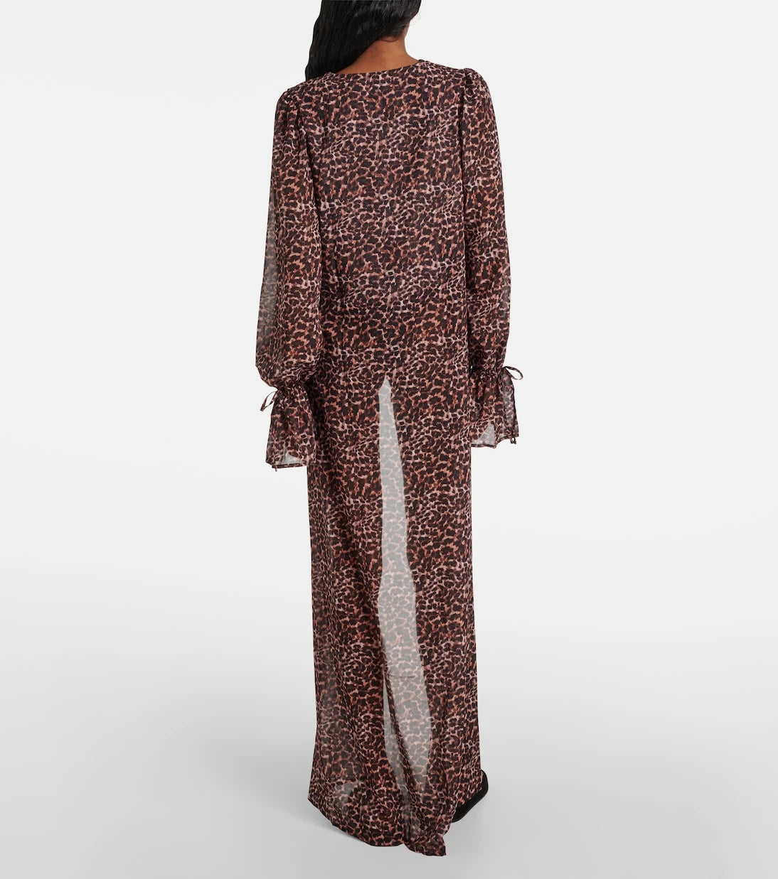 Bananhot - Leopard-print beach cover-up