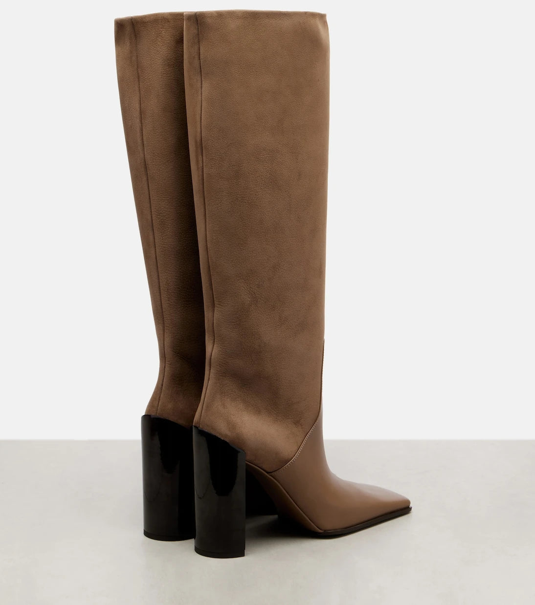 Alaïa - Leather knee-high boots