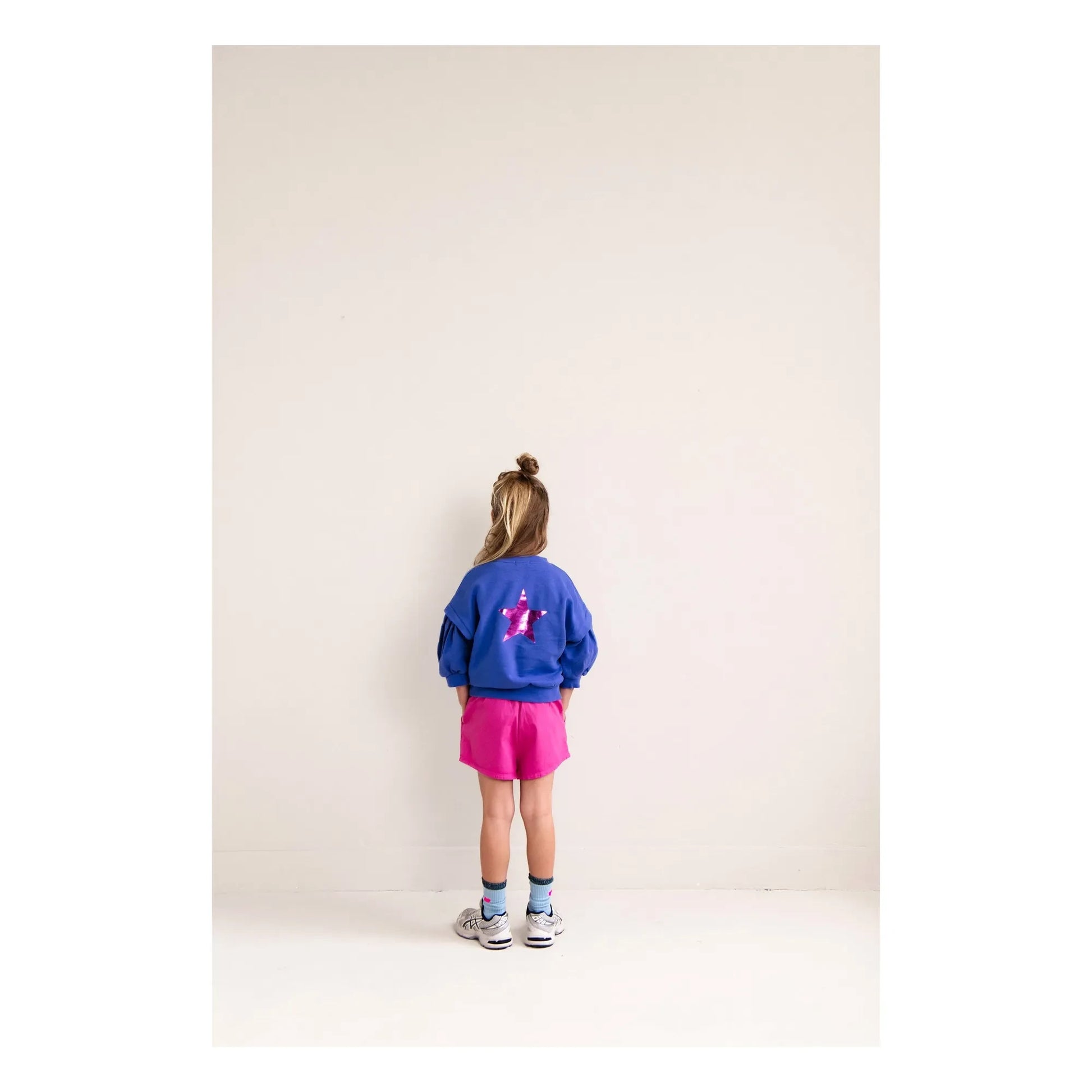 Jenest - Balloon Etoile organic cotton sweatshirt | Cobalt