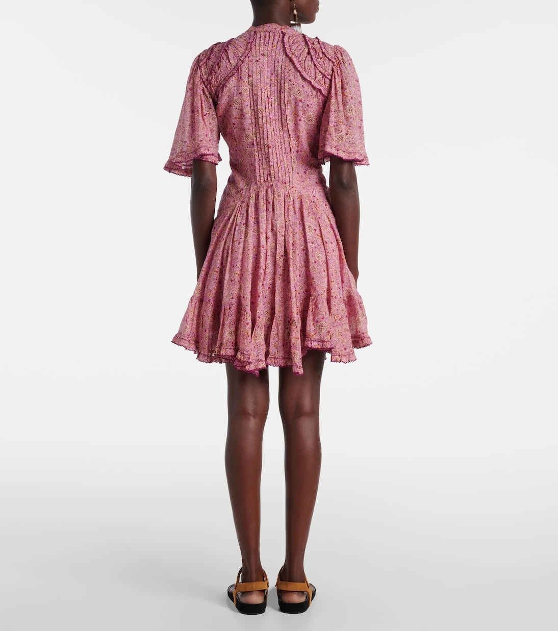 Marant Etoile - Celyn ruffled cotton minidress