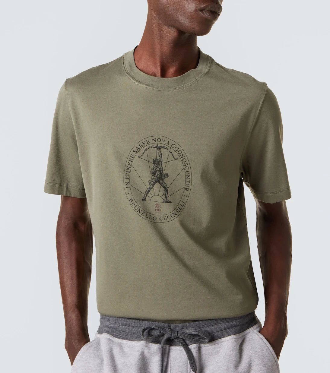 Brunello Cucinelli - Printed cotton jersey T-shirt