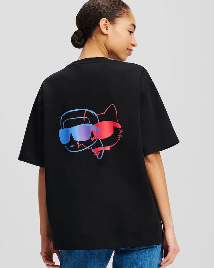 Karl Lagerfeld IKON Pamuklu Tişört