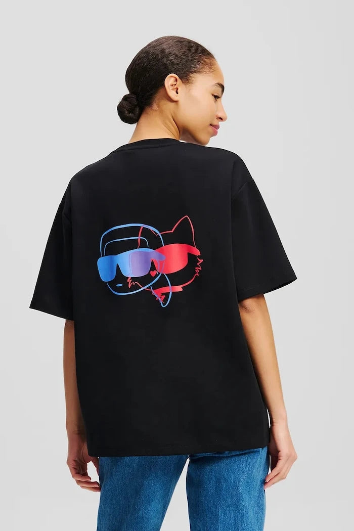 Karl Lagerfeld IKON Pamuklu Tişört